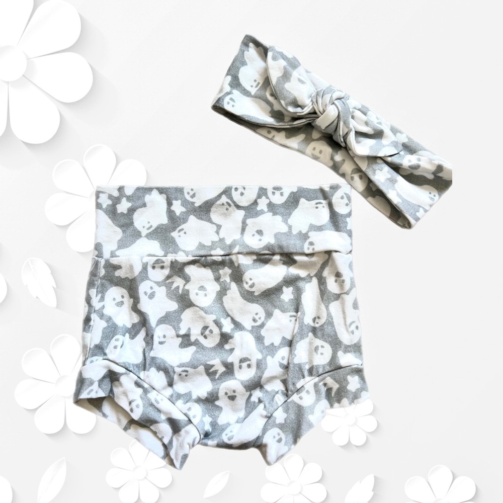 Halloween ghosts bummies 2T